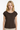 TOP VISCOSA LINO 07.26.01165|Colore:Cioccolato