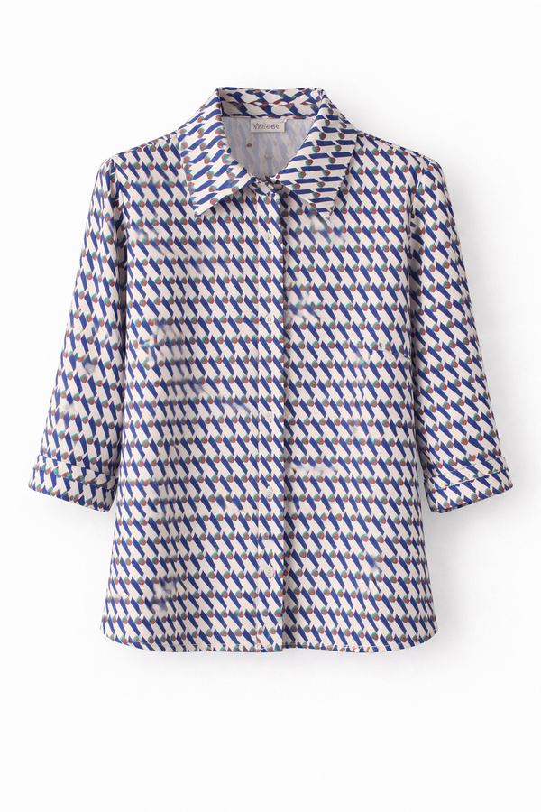 CAMICIA MANICHE 3/4 07.26.01080|Colore:Fantasia
