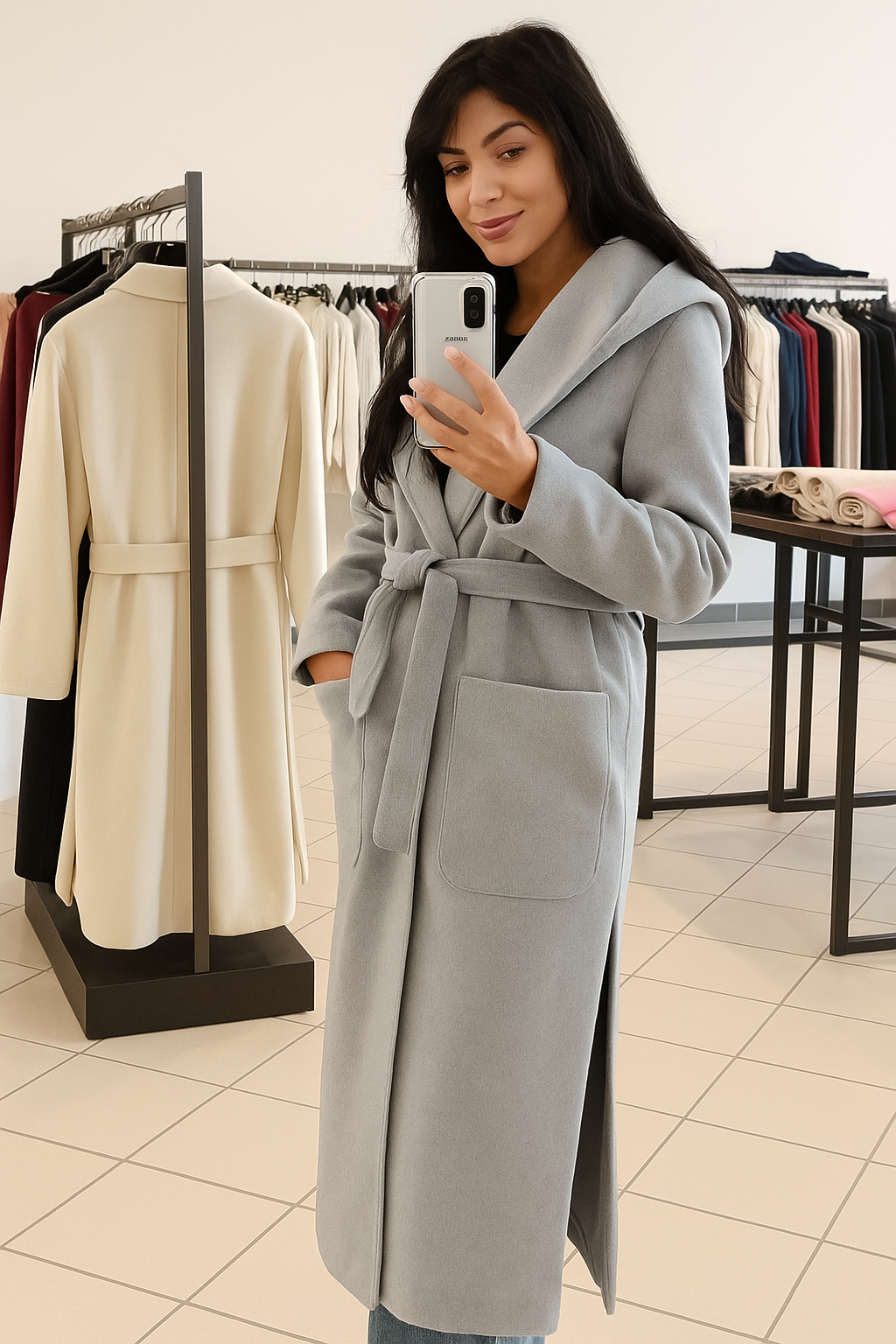 Cappotto con cappuccio 04.25.01148